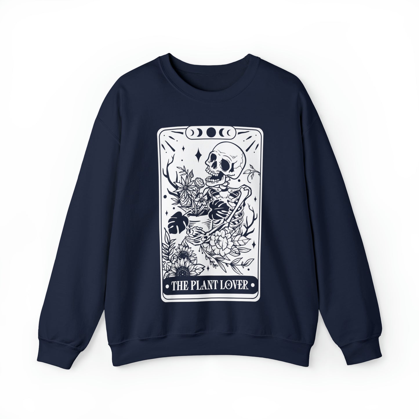 The Plant Lover Tarot Card Unisex Heavy Blend™ Crewneck Sweatshirt