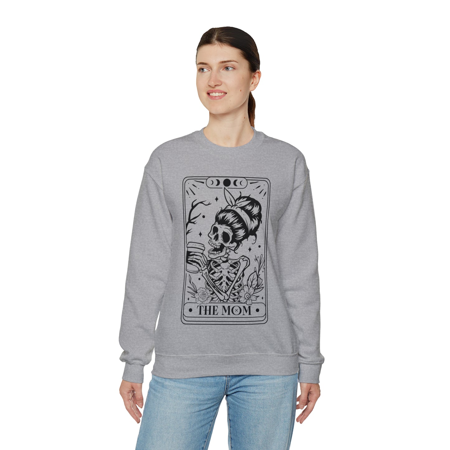 The Mom Tarot Card Unisex Heavy Blend™ Crewneck Sweatshirt