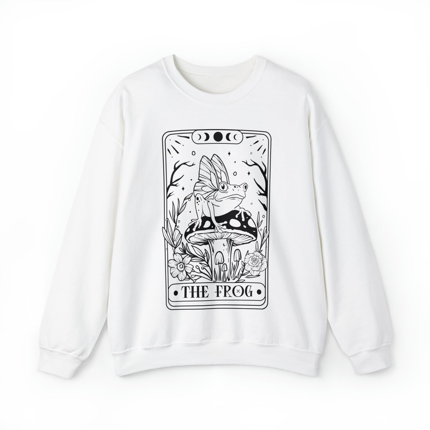 The Frog Tarot Card Unisex Heavy Blend™ Crewneck Sweatshirt
