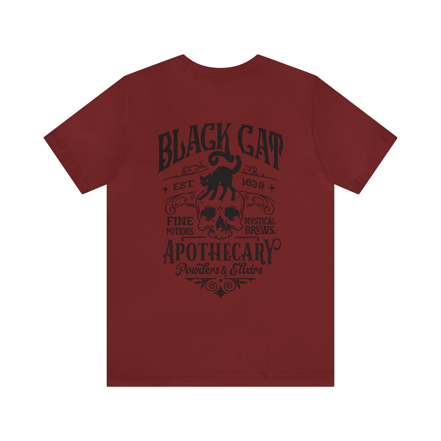 Black Cat Apothecary w/ Skull