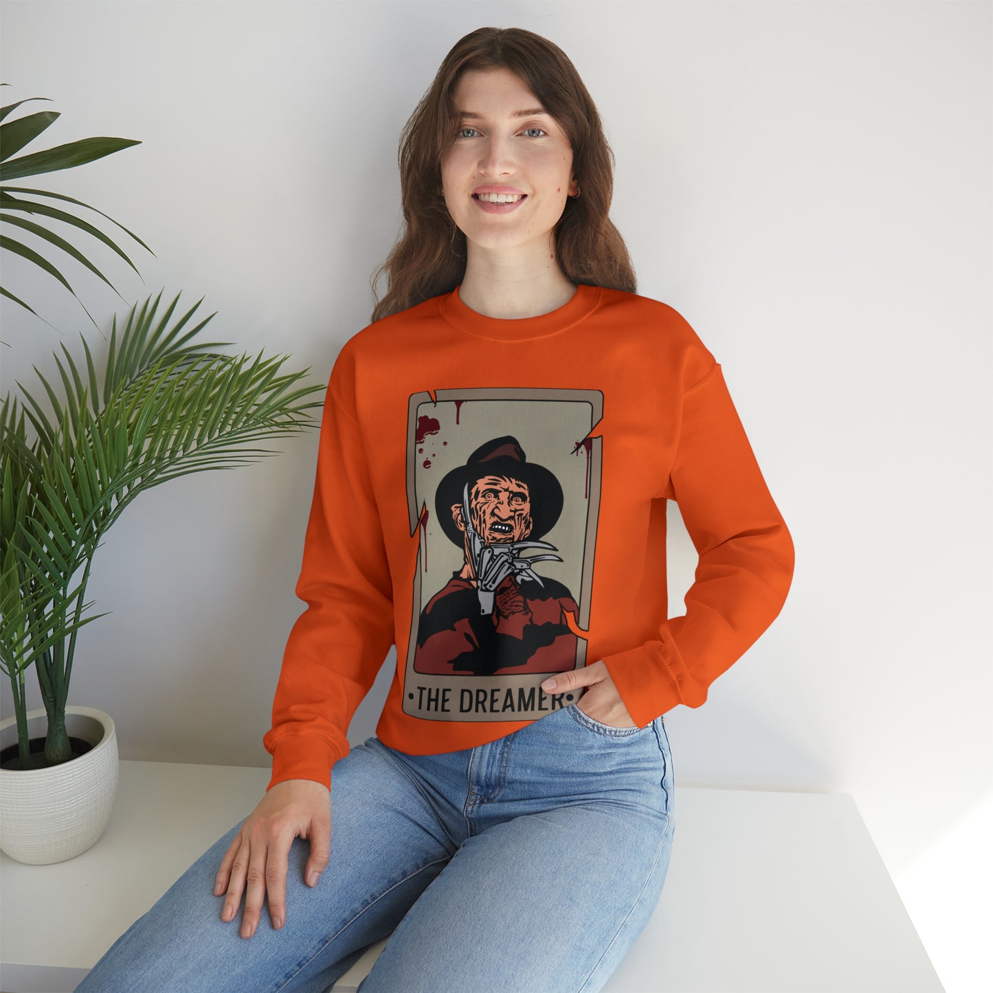 The Dreamer Tarot Card Unisex Heavy Blend™ Crewneck Sweatshirt