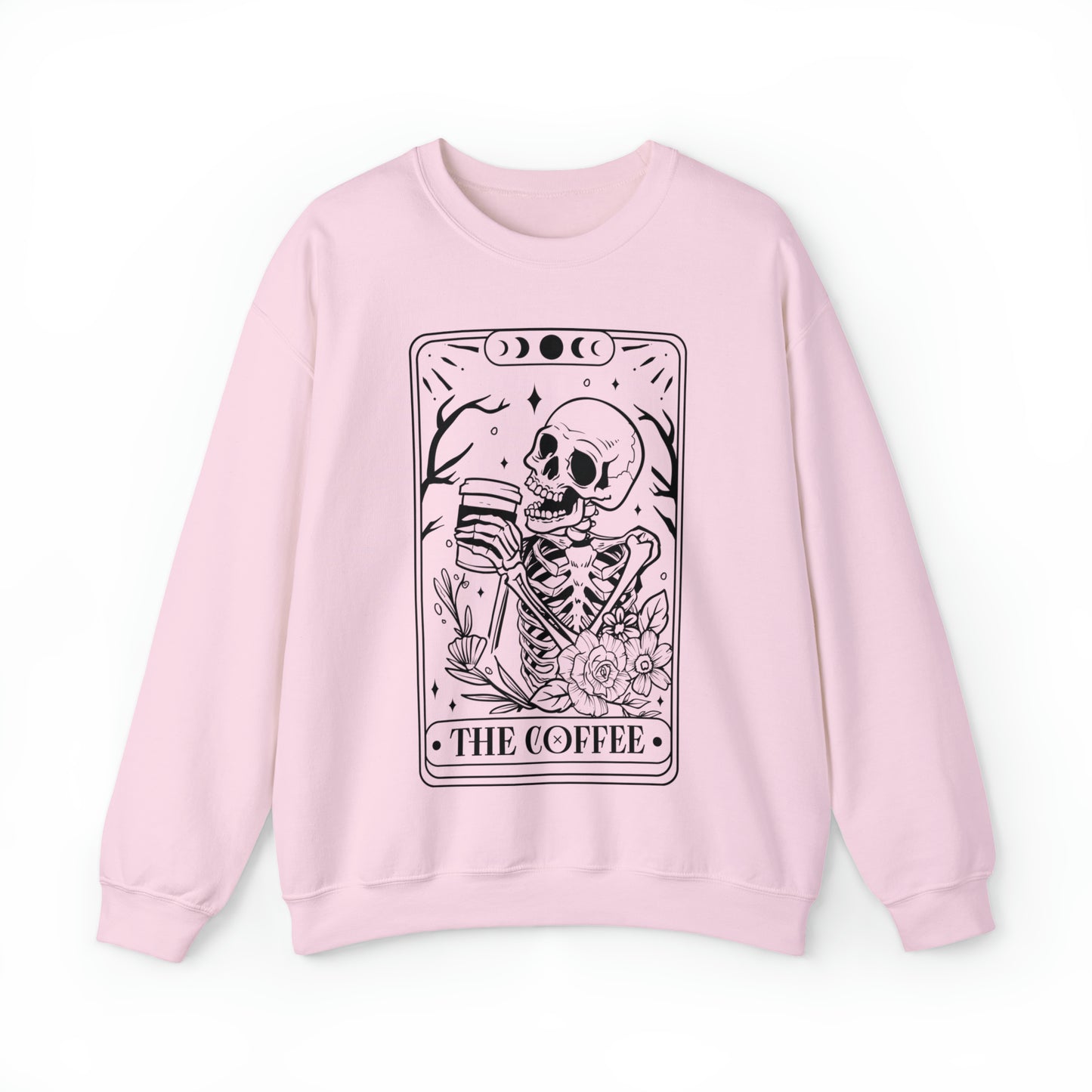 The Coffee Tarot Card Unisex Heavy Blend™ Crewneck Sweatshirt