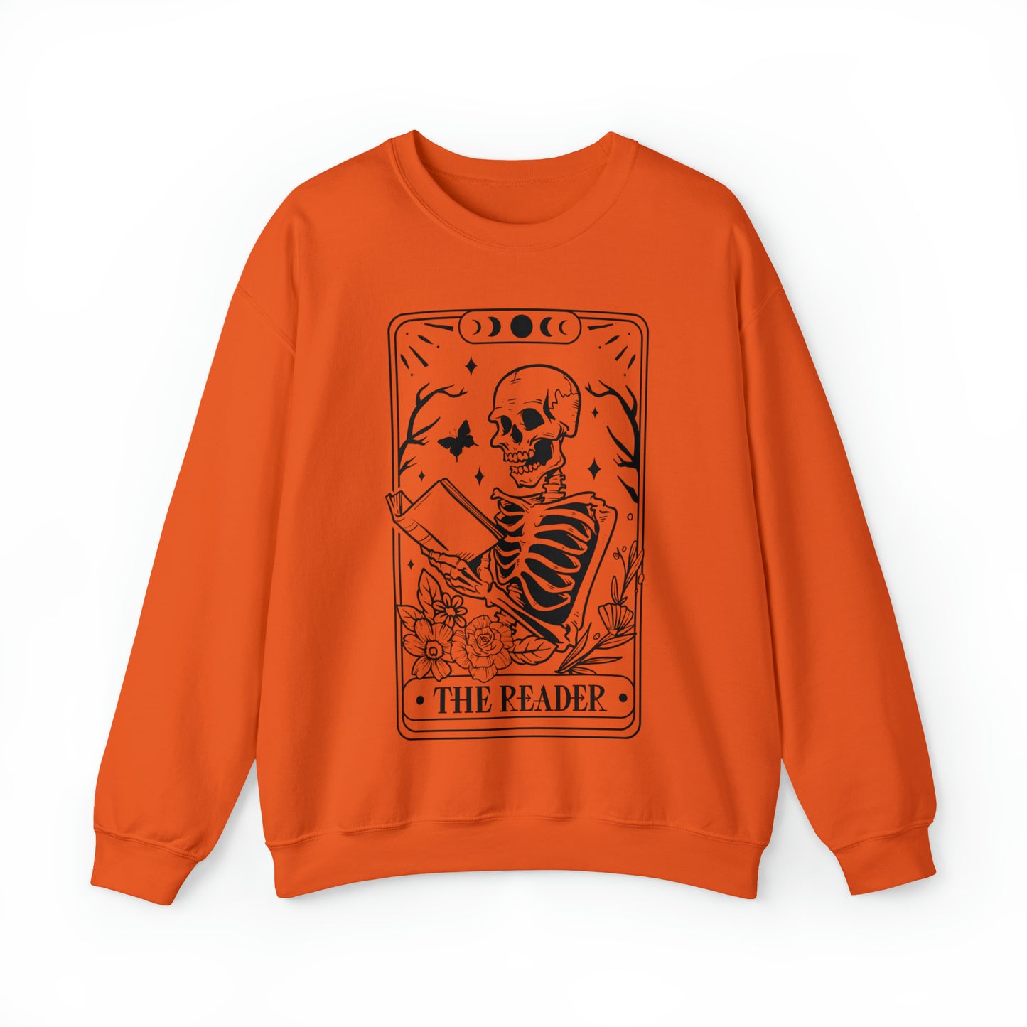 The Reader Tarot Card Unisex Heavy Blend™ Crewneck Sweatshirt