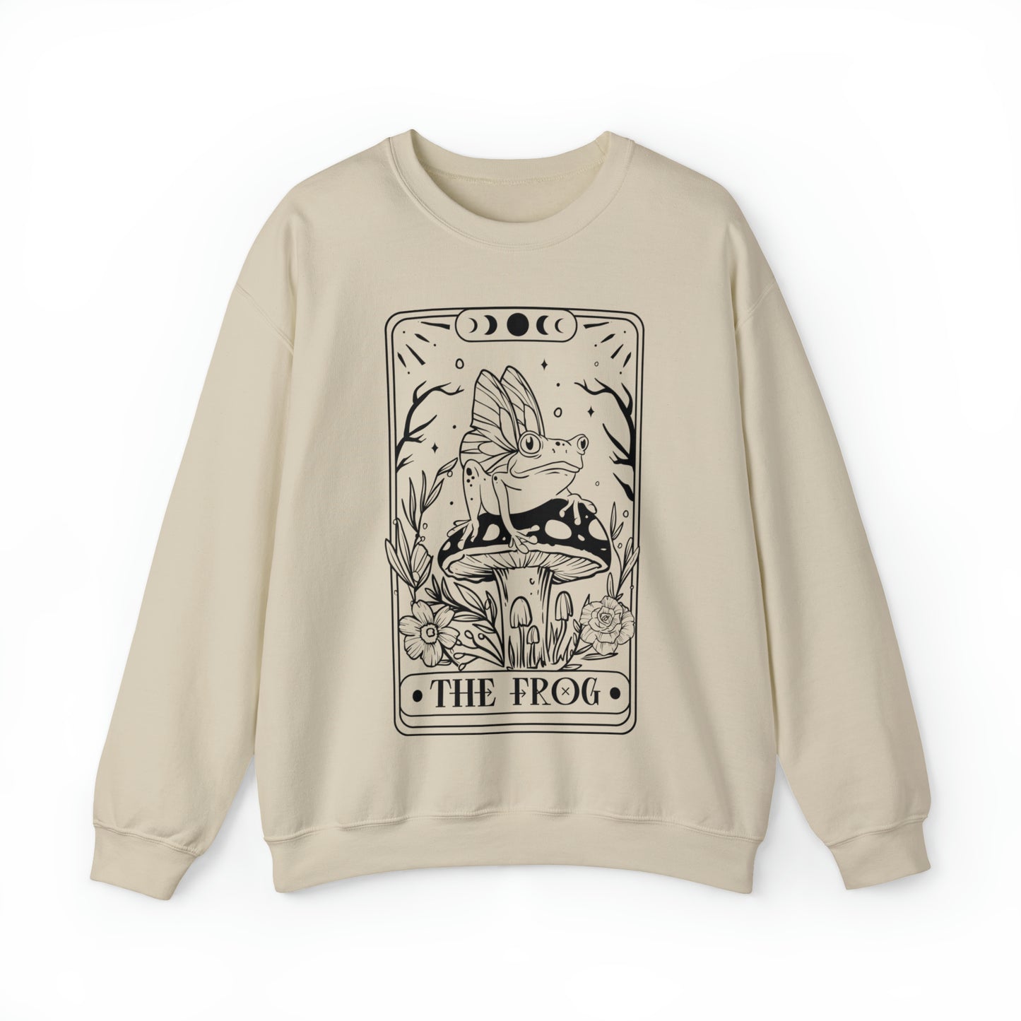 The Frog Tarot Card Unisex Heavy Blend™ Crewneck Sweatshirt