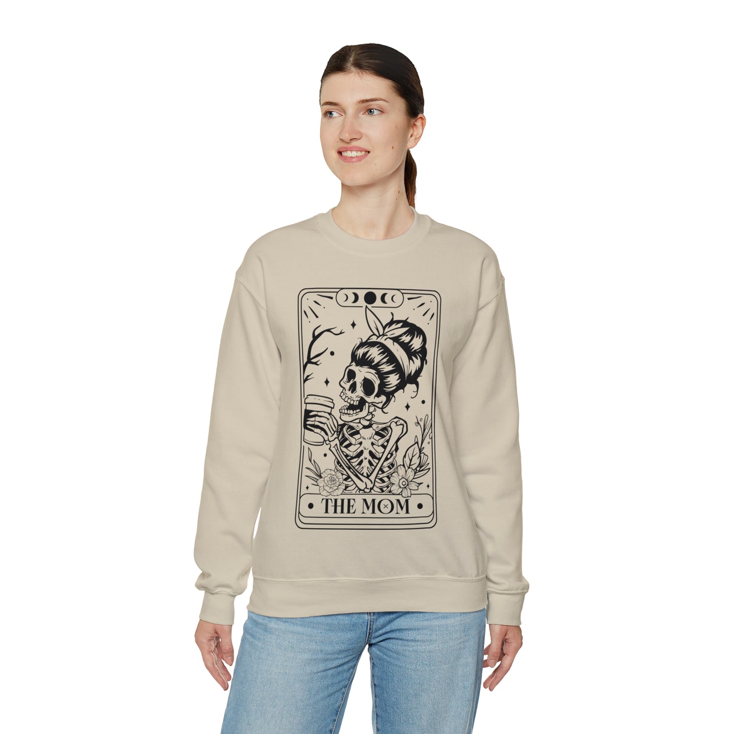 The Mom Tarot Card Unisex Heavy Blend™ Crewneck Sweatshirt