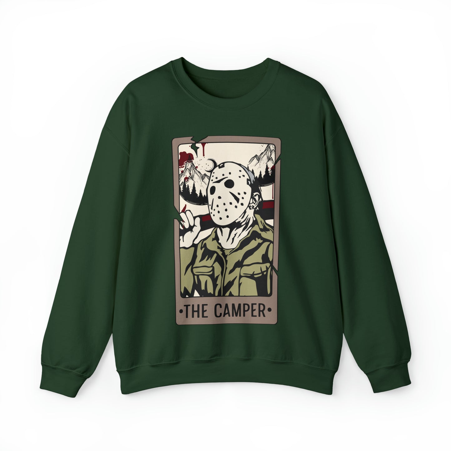 The Camper Tarot Card Unisex Heavy Blend™ Crewneck Sweatshirt