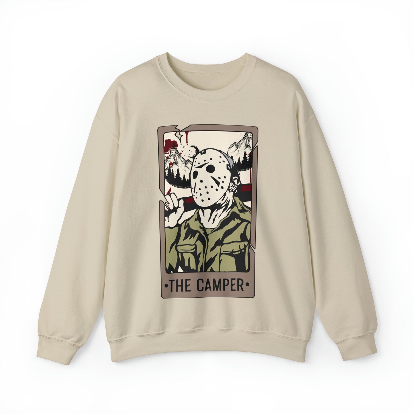 The Camper Tarot Card Unisex Heavy Blend™ Crewneck Sweatshirt