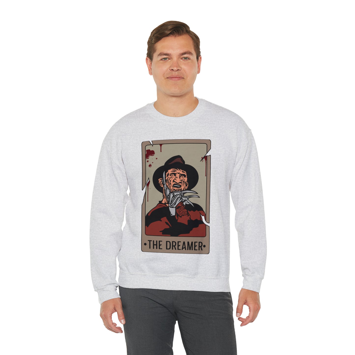 The Dreamer Tarot Card Unisex Heavy Blend™ Crewneck Sweatshirt