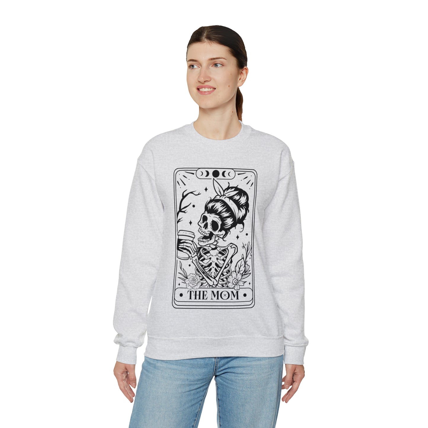 The Mom Tarot Card Unisex Heavy Blend™ Crewneck Sweatshirt