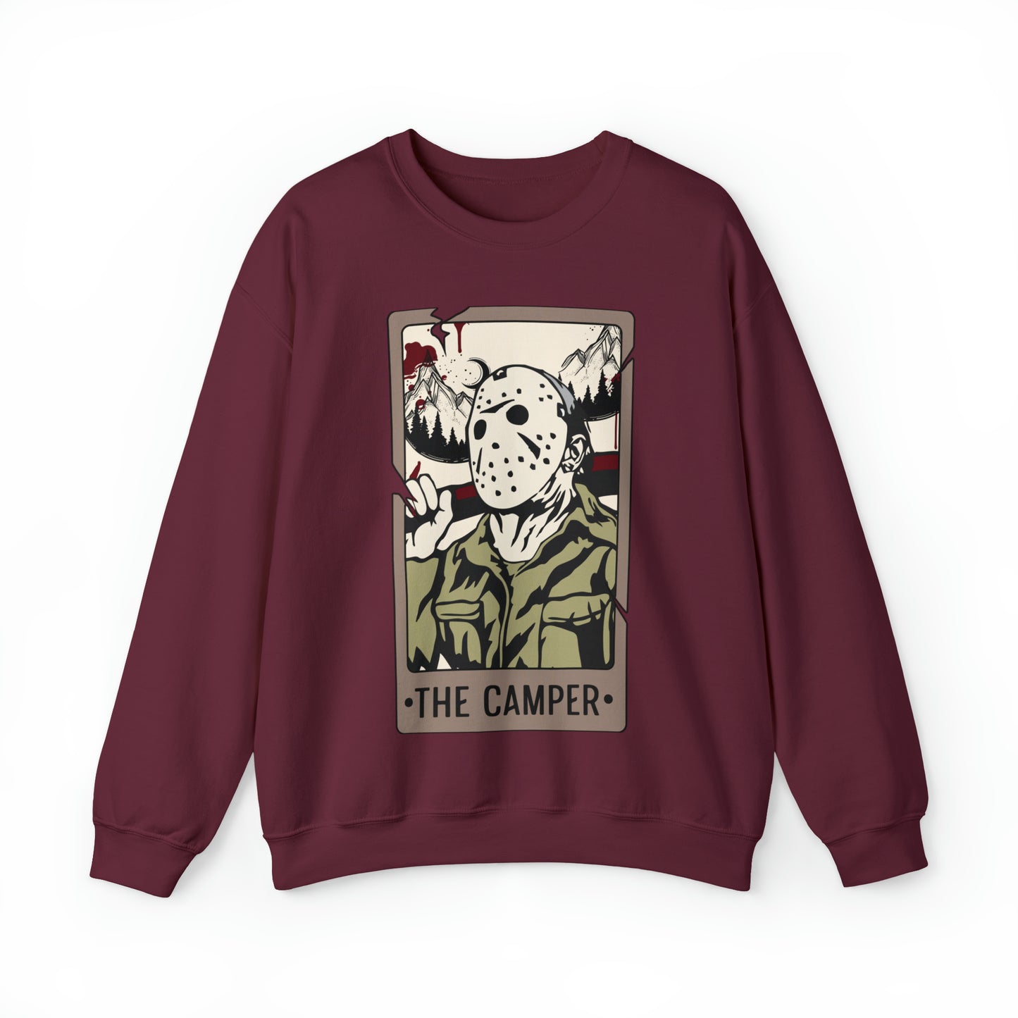 The Camper Tarot Card Unisex Heavy Blend™ Crewneck Sweatshirt