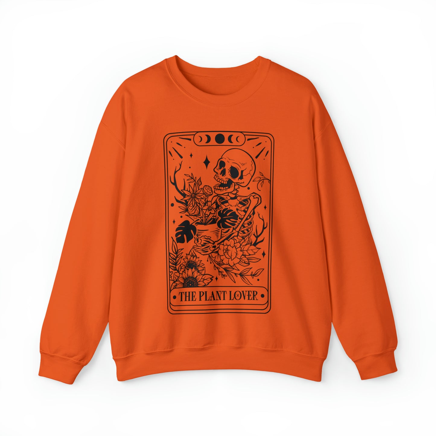 The Plant Lover Tarot Card Unisex Heavy Blend™ Crewneck Sweatshirt