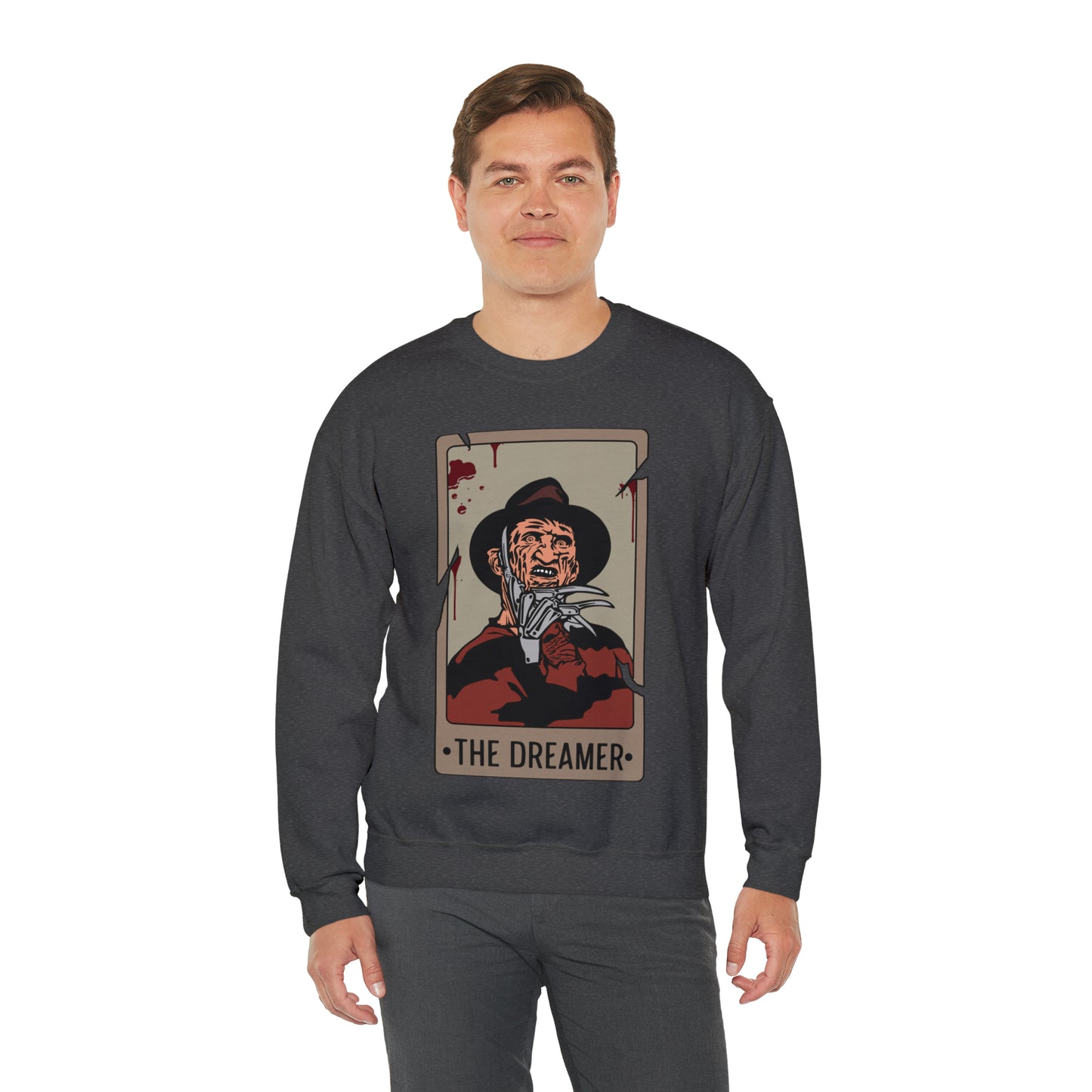 The Dreamer Tarot Card Unisex Heavy Blend™ Crewneck Sweatshirt
