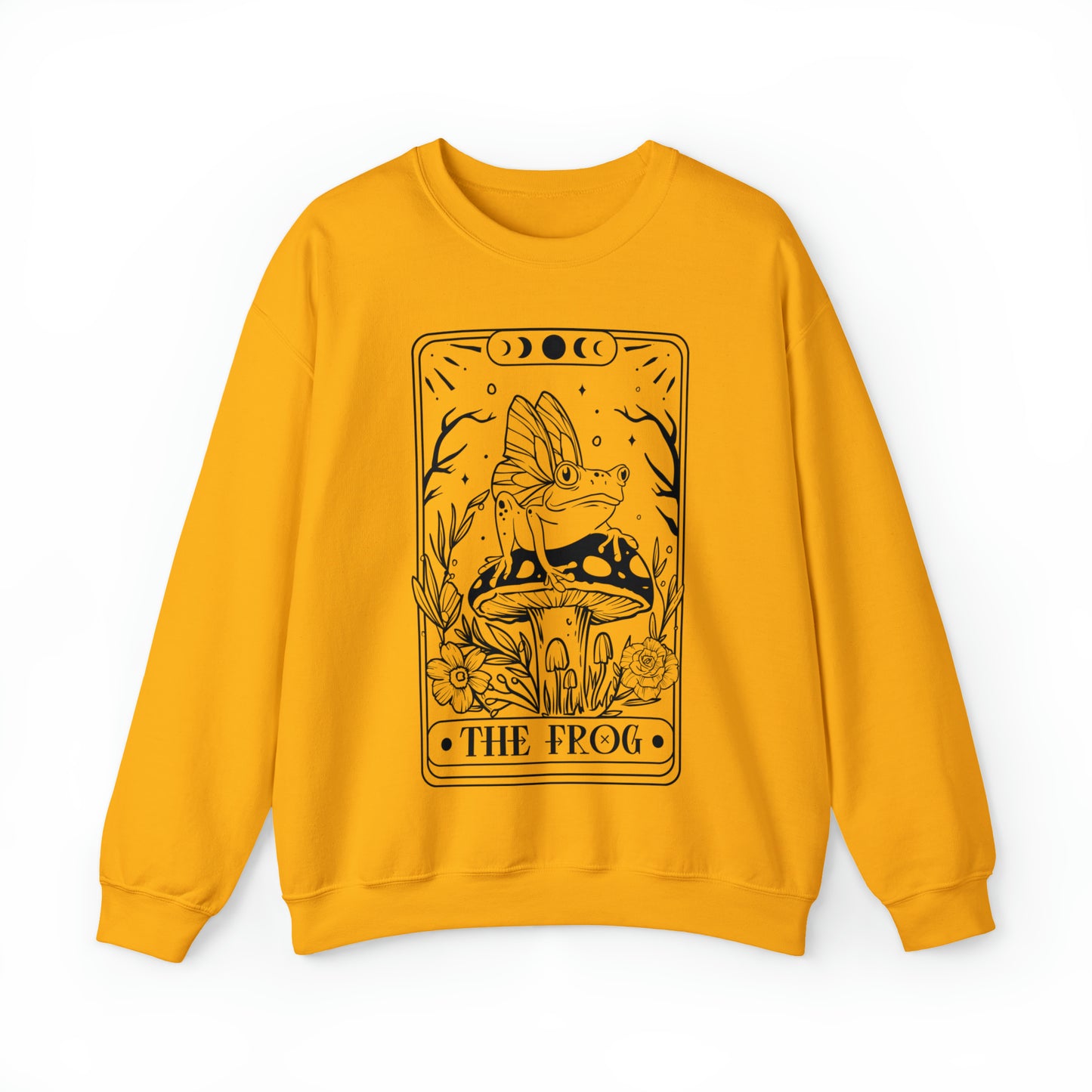 The Frog Tarot Card Unisex Heavy Blend™ Crewneck Sweatshirt