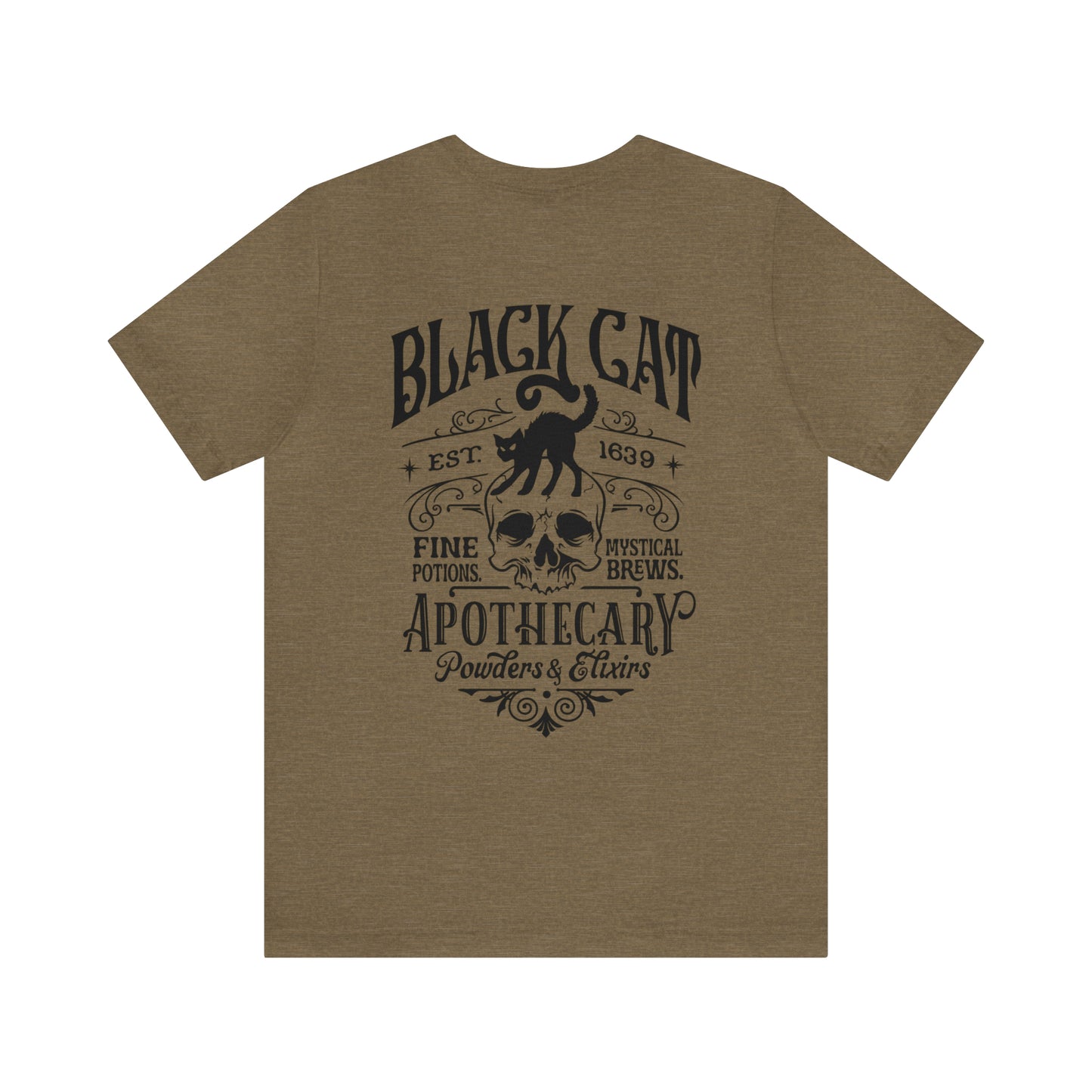 Black Cat Apothecary w/ Skull