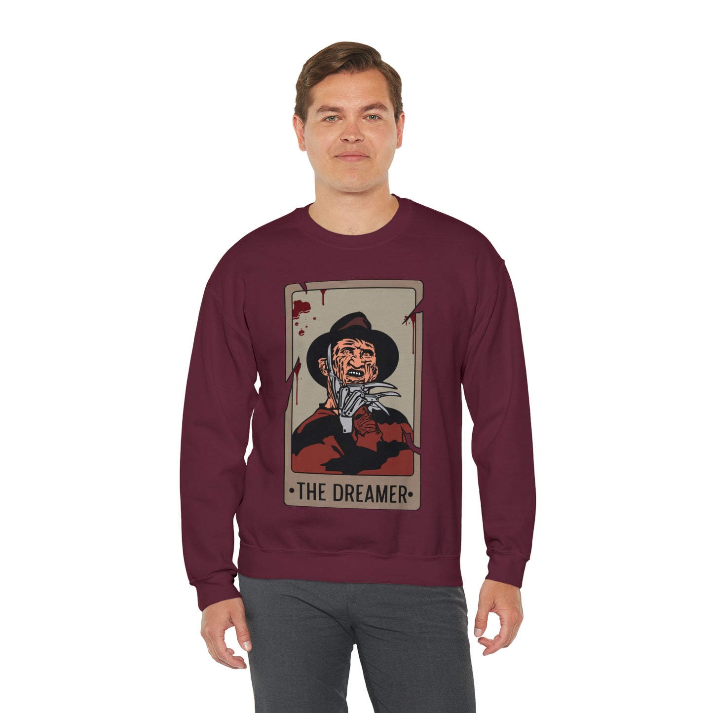 The Dreamer Tarot Card Unisex Heavy Blend™ Crewneck Sweatshirt