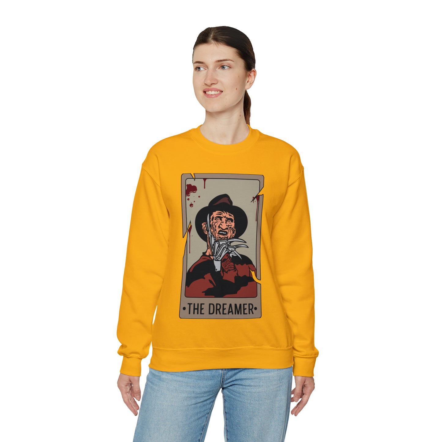 The Dreamer Tarot Card Unisex Heavy Blend™ Crewneck Sweatshirt