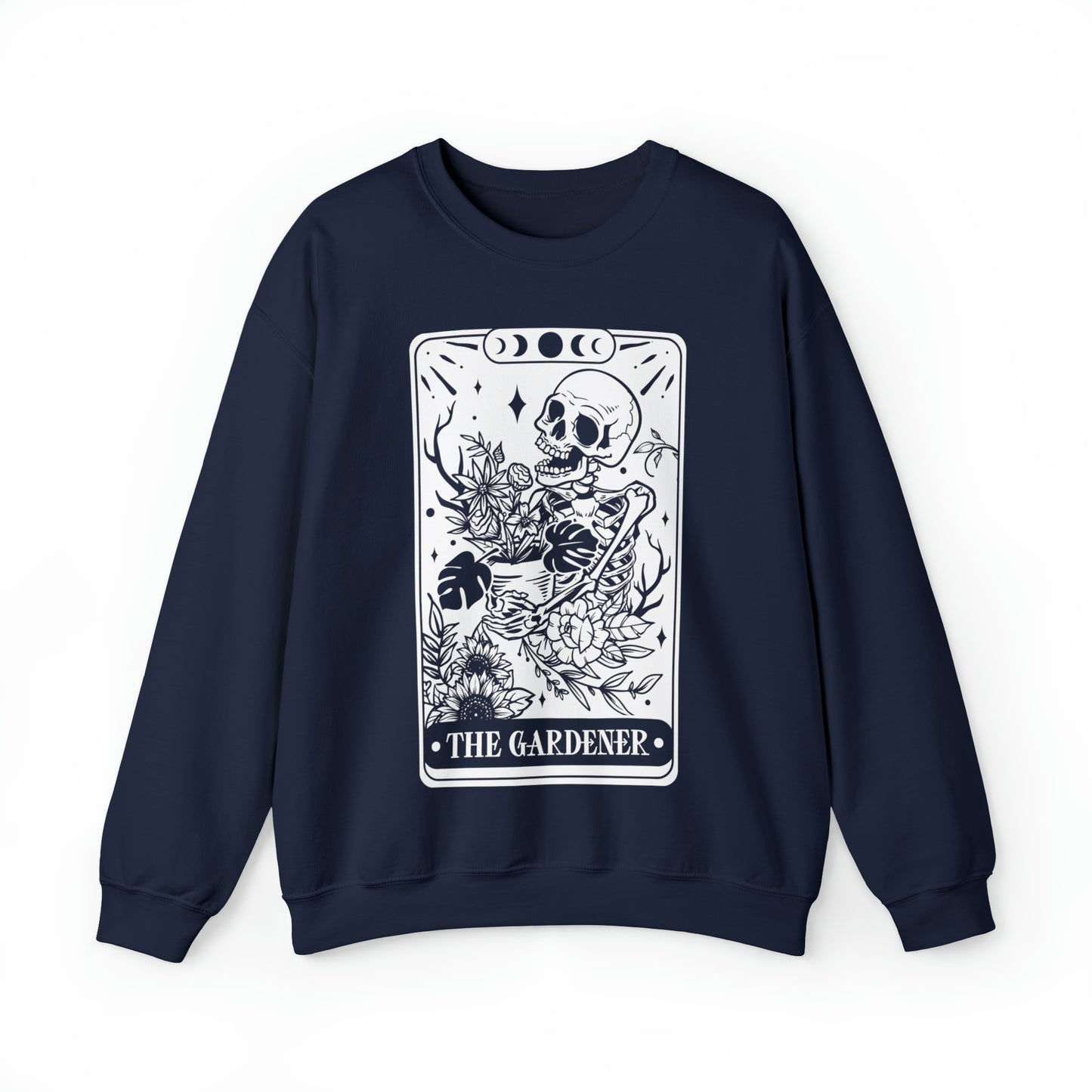 The Gardener Tarot Card Unisex Heavy Blend™ Crewneck Sweatshirt