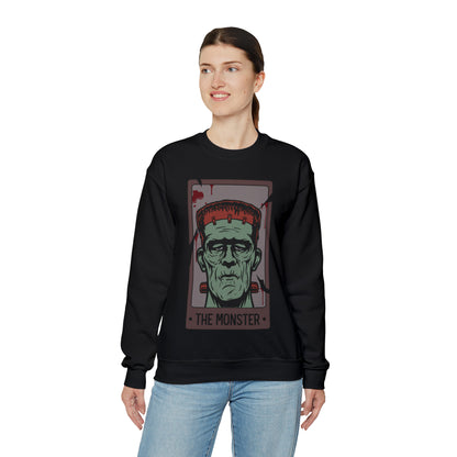 The Monster Tarot Card Unisex Heavy Blend™ Crewneck Sweatshirt