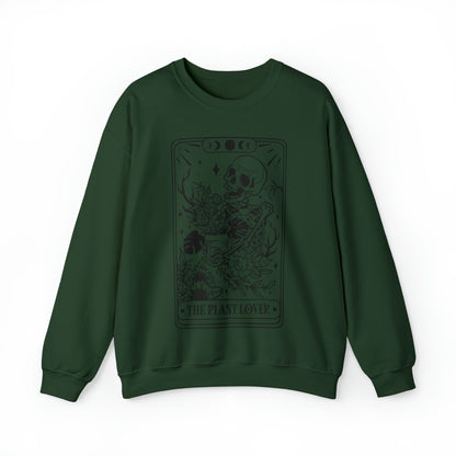 The Plant Lover Tarot Card Unisex Heavy Blend™ Crewneck Sweatshirt