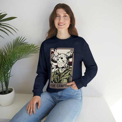 The Camper Tarot Card Unisex Heavy Blend™ Crewneck Sweatshirt