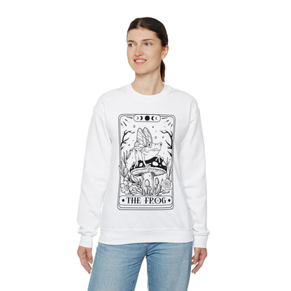 The Frog Tarot Card Unisex Heavy Blend™ Crewneck Sweatshirt