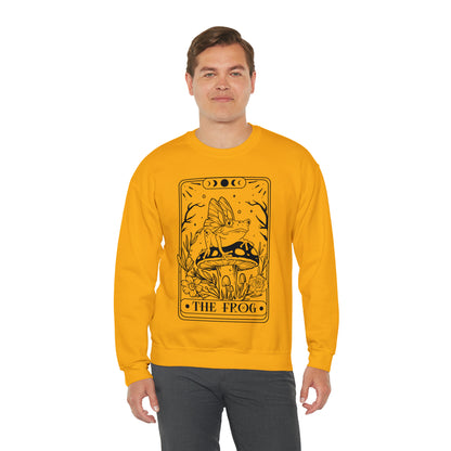 The Frog Tarot Card Unisex Heavy Blend™ Crewneck Sweatshirt