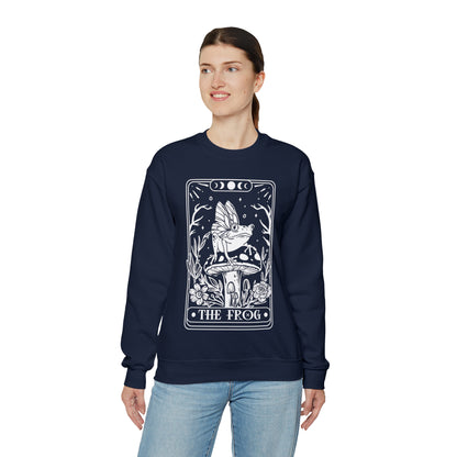 The Frog Tarot Card Unisex Heavy Blend™ Crewneck Sweatshirt