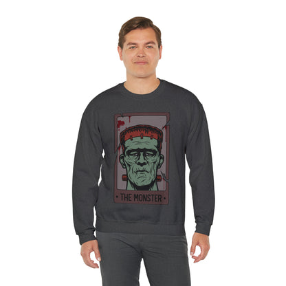 The Monster Tarot Card Unisex Heavy Blend™ Crewneck Sweatshirt