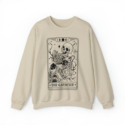 The Gardener Tarot Card Unisex Heavy Blend™ Crewneck Sweatshirt