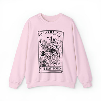 The Plant Lover Tarot Card Unisex Heavy Blend™ Crewneck Sweatshirt