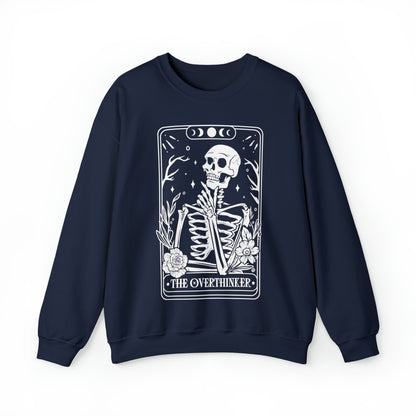 The Overthinker Tarot Card Unisex Heavy Blend™ Crewneck Sweatshirt