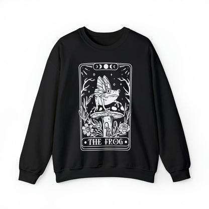 The Frog Tarot Card Unisex Heavy Blend™ Crewneck Sweatshirt