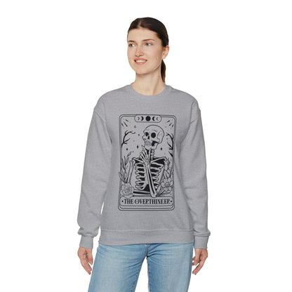 The Overthinker Tarot Card Unisex Heavy Blend™ Crewneck Sweatshirt