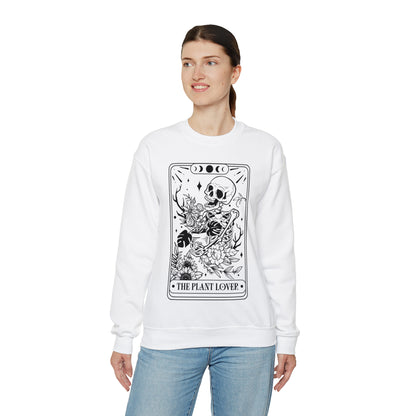 The Plant Lover Tarot Card Unisex Heavy Blend™ Crewneck Sweatshirt
