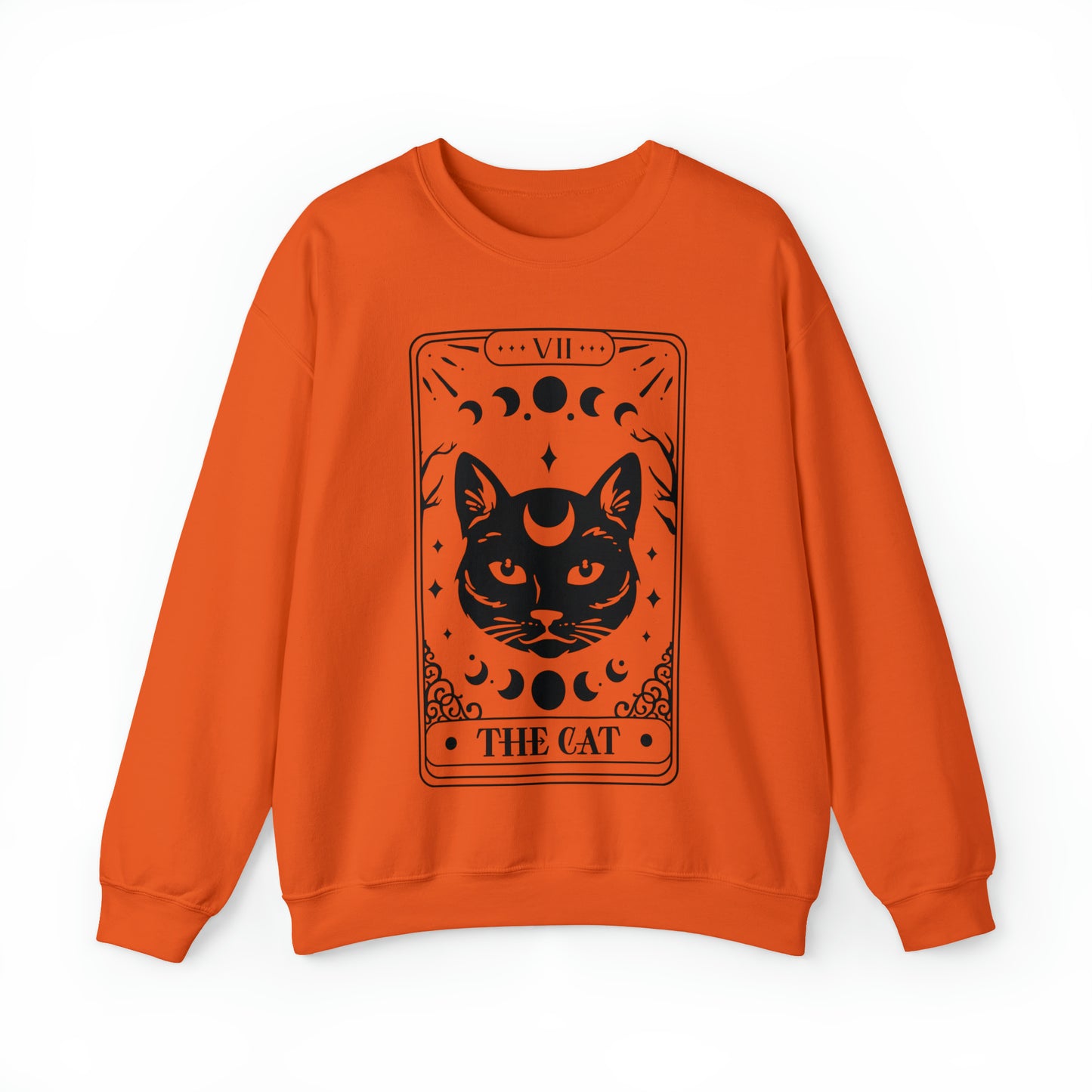 The Cat Tarot Card Unisex Heavy Blend™ Crewneck Sweatshirt
