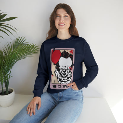 The Clown Tarot Card Unisex Heavy Blend™ Crewneck Sweatshirt