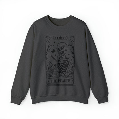The Reader Tarot Card Unisex Heavy Blend™ Crewneck Sweatshirt
