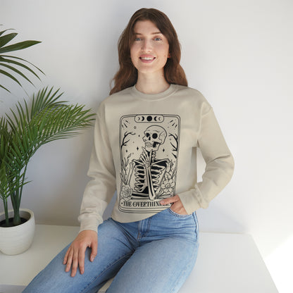 The Overthinker Tarot Card Unisex Heavy Blend™ Crewneck Sweatshirt
