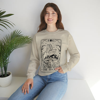 The Frog Tarot Card Unisex Heavy Blend™ Crewneck Sweatshirt