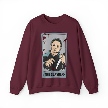 The Slasher Tarot Card Unisex Heavy Blend™ Crewneck Sweatshirt