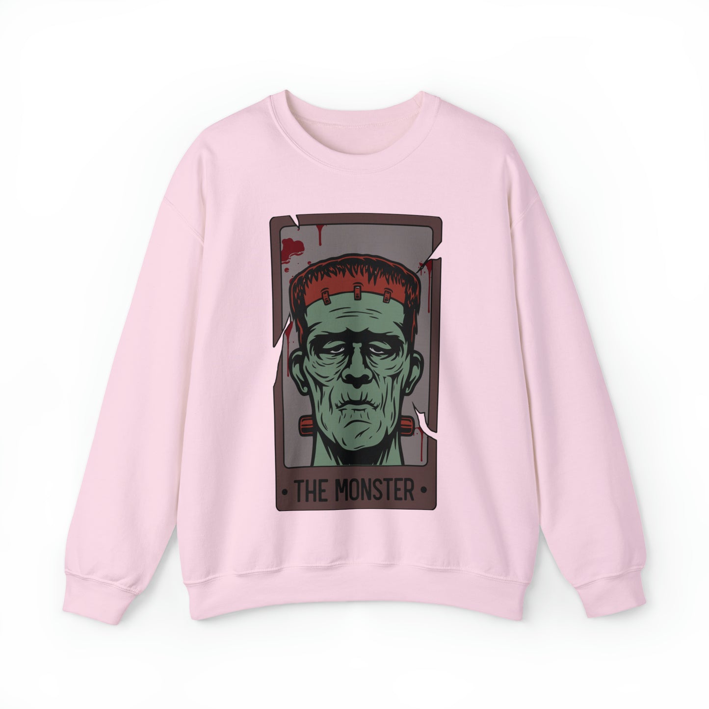 The Monster Tarot Card Unisex Heavy Blend™ Crewneck Sweatshirt