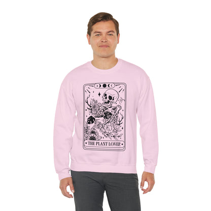 The Plant Lover Tarot Card Unisex Heavy Blend™ Crewneck Sweatshirt