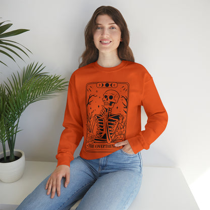 The Overthinker Tarot Card Unisex Heavy Blend™ Crewneck Sweatshirt