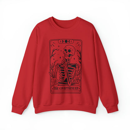 The Overthinker Tarot Card Unisex Heavy Blend™ Crewneck Sweatshirt