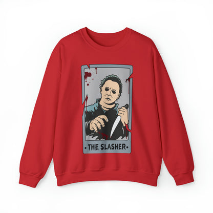 The Slasher Tarot Card Unisex Heavy Blend™ Crewneck Sweatshirt