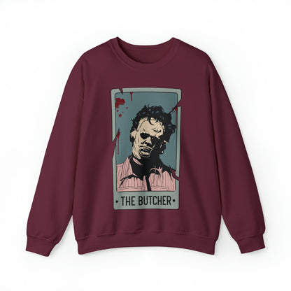 The Butcher Tarot Card Unisex Heavy Blend™ Crewneck Sweatshirt