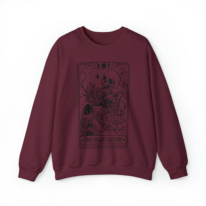 The Plant Lover Tarot Card Unisex Heavy Blend™ Crewneck Sweatshirt