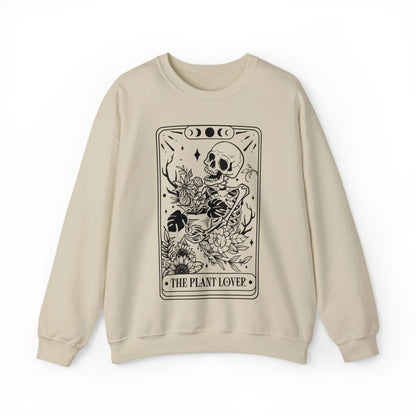 The Plant Lover Tarot Card Unisex Heavy Blend™ Crewneck Sweatshirt
