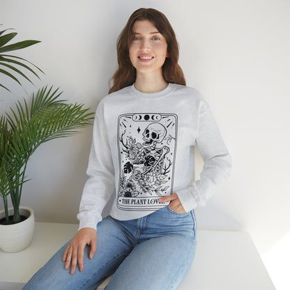 The Plant Lover Tarot Card Unisex Heavy Blend™ Crewneck Sweatshirt