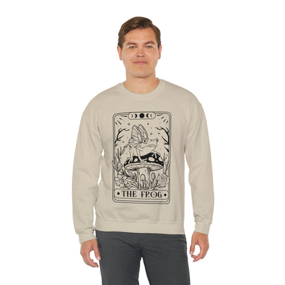 The Frog Tarot Card Unisex Heavy Blend™ Crewneck Sweatshirt